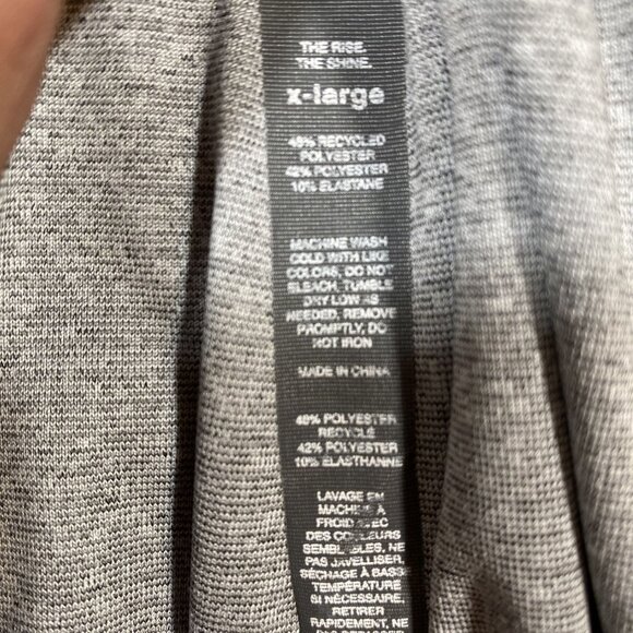 Vuori Mens Gray Elastic Waist Drawstring Shorts X-Large Recycled Polyester Blend - Picture 5 of 10